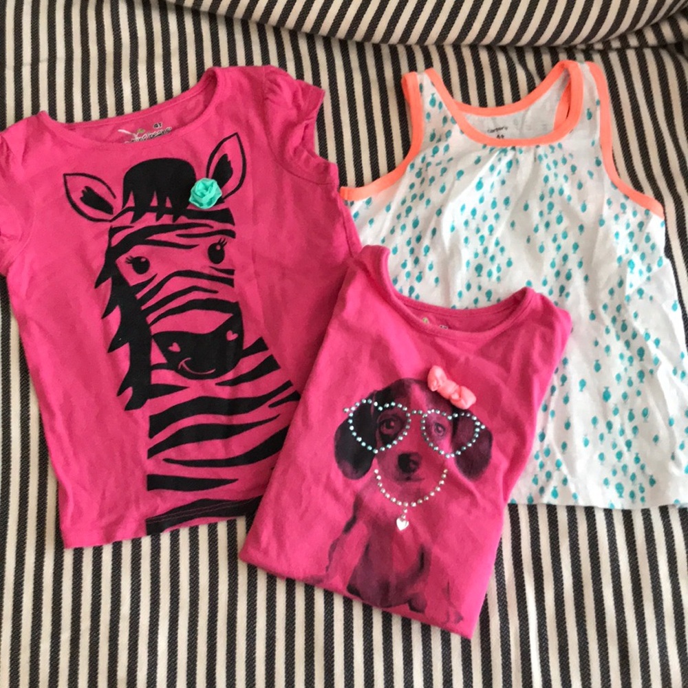 Lot of THREE size 4t tops